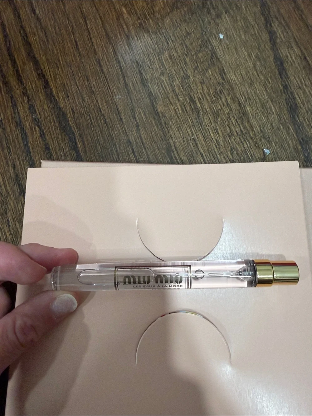 Miu Miu Clear Rollerball- Head in the Clouds